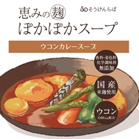 恵みの麹ぽかぽかスープウコンカレー味　150g※賞味期限2024年2月